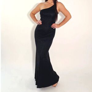 VTG ARIANNA by‎ Rachel Kaye Women's 6 Y2K Prom Dress whimsigoth black/metallic